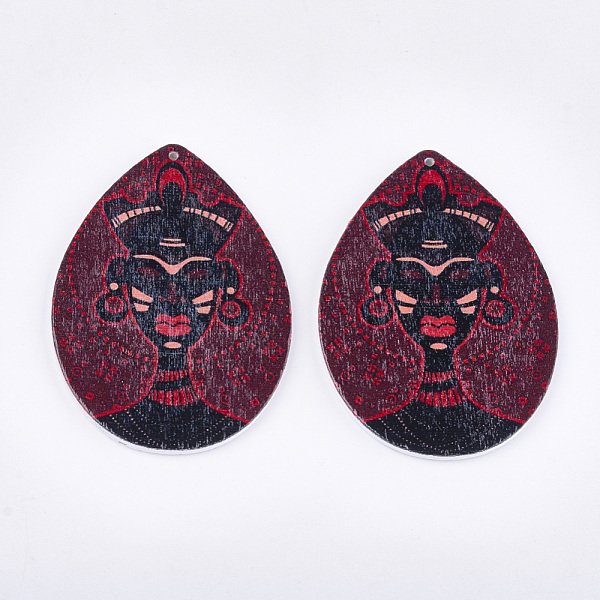 PandaHall Printed Wooden Big Pendants, Dyed, Teardrop with Woman, Colorful, 64.5x46x2.5mm, Hole: 1.2mm Wood Teardrop
PandaHall Printed Wooden Big Pendants, Dyed, Teardrop with Woman, Colorful, 64.5x46x2.5mm, Hole: 1.2mm Wood Teardrop