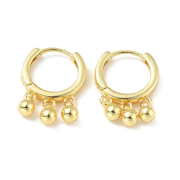 PandaHall Brass Triple Ball Dangle Hoop Earrings for Women, Lead Free & Cadmium Free & Nickel Free, Real 18K Gold Plated, 20mm, Pin: 1mm...
PandaHall Brass Triple Ball Dangle Hoop Earrings for Women, Lead Free & Cadmium Free & Nickel Free, Real 18K Gold Plated, 20mm, Pin: 1mm...