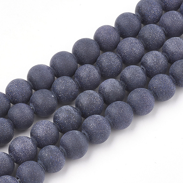 PandaHall Synthetic Blue Goldstone Beads Strands, Frosted, Round, 4mm, Hole: 1mm, about 96pcs/strand, 15.5 inch Blue Goldstone Round
PandaHall Synthetic Blue Goldstone Beads Strands, Frosted, Round, 4mm, Hole: 1mm, about 96pcs/strand, 15.5 inch Blue Goldstone Round