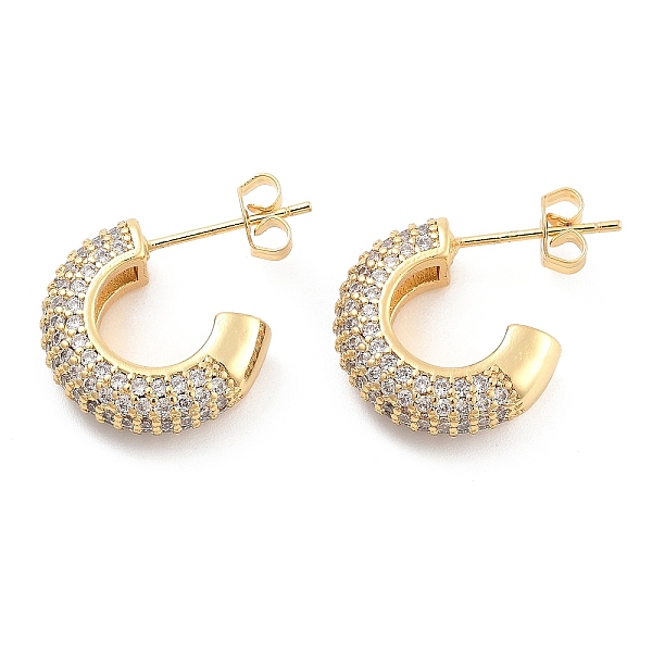 PandaHall Brass Pave Clear Cubic Zirconia Stud Earrings, Toroidal, Golden, 19.5x4.5mm Cubic Zirconia Others Clear
PandaHall Brass Pave Clear Cubic Zirconia Stud Earrings, Toroidal, Golden, 19.5x4.5mm Cubic Zirconia Others Clear