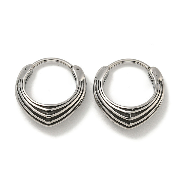 PandaHall 316 Surgical Stainless Steel Hoop Earrings for Women and Men, Triangle Design, Ring, Antique Silver, 16.5x15mm 316 Surgical...
PandaHall 316 Surgical Stainless Steel Hoop Earrings for Women and Men, Triangle Design, Ring, Antique Silver, 16.5x15mm 316 Surgical...