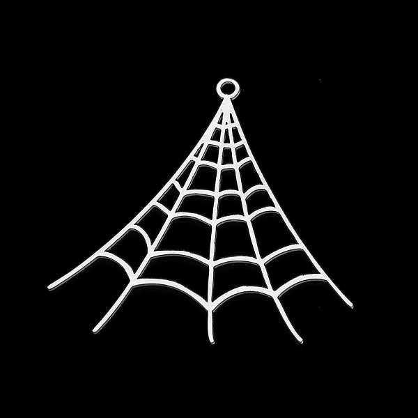 PandaHall 201 Stainless Steel Pendants, Laser Cut, Spider Web, Stainless Steel Color, 33.5x36x1mm, Hole: 1.5mm 201 Stainless Steel Others
PandaHall 201 Stainless Steel Pendants, Laser Cut, Spider Web, Stainless Steel Color, 33.5x36x1mm, Hole: 1.5mm 201 Stainless Steel Others
