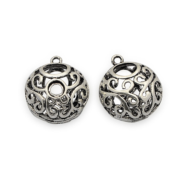 PandaHall Brass Tube Bails, Loop Bails, Bail Beads, Rondelle, Nickel Free, Antique Silver, 22x19x14mm, Hole: 2mm, Inner Diameter: 7mm Brass...
PandaHall Brass Tube Bails, Loop Bails, Bail Beads, Rondelle, Nickel Free, Antique Silver, 22x19x14mm, Hole: 2mm, Inner Diameter: 7mm Brass...