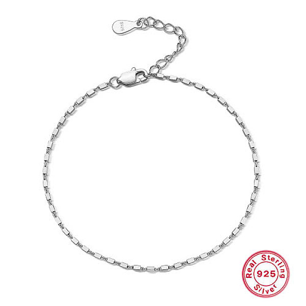 PandaHall 925 Sterling Silver Link Bracelets for Women, Platinum, 6-3/4 inch(17cm) Sterling Silver
PandaHall 925 Sterling Silver Link Bracelets for Women, Platinum, 6-3/4 inch(17cm) Sterling Silver