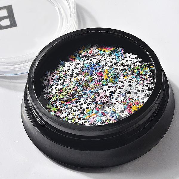PandaHall Christmas Theme Computer Patch Cabochons, Nail Art Decorations, Snowflake, Mixed Color, 5mm Metal Snowflake Multicolor
PandaHall Christmas Theme Computer Patch Cabochons, Nail Art Decorations, Snowflake, Mixed Color, 5mm Metal Snowflake Multicolor