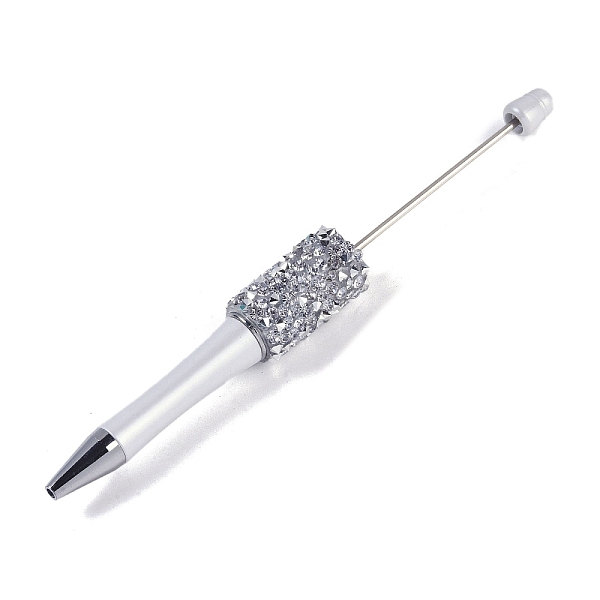 PandaHall Beadable Pen, Plastic Ball-Point Pen, with Iron Rod & Rhinestone, for DIY Personalized Pen with Jewelry Beads, Silver...
PandaHall Beadable Pen, Plastic Ball-Point Pen, with Iron Rod & Rhinestone, for DIY Personalized Pen with Jewelry Beads, Silver...