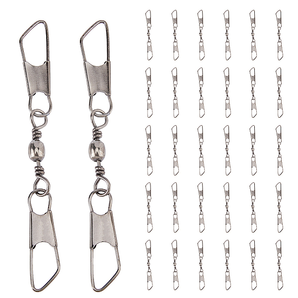 PandaHall SUPERFINDINGS 30Pcs Carbon Steel Fishing Rolling Bearing Connector, Rolling Barrel Fishing, Fishing Swivels Tackle Accessories...
PandaHall SUPERFINDINGS 30Pcs Carbon Steel Fishing Rolling Bearing Connector, Rolling Barrel Fishing, Fishing Swivels Tackle Accessories...