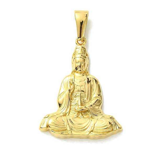 PandaHall Vacuum Plating 304 Stainless Steel Pendants, Avalokitesvara Charm, Golden, 37.5x29x4mm, Hole: 9x4.5mm 304 Stainless Steel Human
PandaHall Vacuum Plating 304 Stainless Steel Pendants, Avalokitesvara Charm, Golden, 37.5x29x4mm, Hole: 9x4.5mm 304 Stainless Steel Human