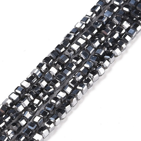 PandaHall Non-Magnetic Synthetic Hematite Beads Strands, Faceted, Cube, 2.5x2.5x2.5mm, Hole: 0.5mm, about 186~188pcs/strand, 15.16~15.35...
PandaHall Non-Magnetic Synthetic Hematite Beads Strands, Faceted, Cube, 2.5x2.5x2.5mm, Hole: 0.5mm, about 186~188pcs/strand, 15.16~15.35...
