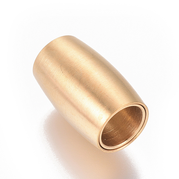 PandaHall Ion Plating(IP) 304 Stainless Steel Magnetic Clasps with Glue-in Ends, Matte, Oval, Golden, 14.5x9mm, Hole: 6mm Stainless Steel...
PandaHall Ion Plating(IP) 304 Stainless Steel Magnetic Clasps with Glue-in Ends, Matte, Oval, Golden, 14.5x9mm, Hole: 6mm Stainless Steel...