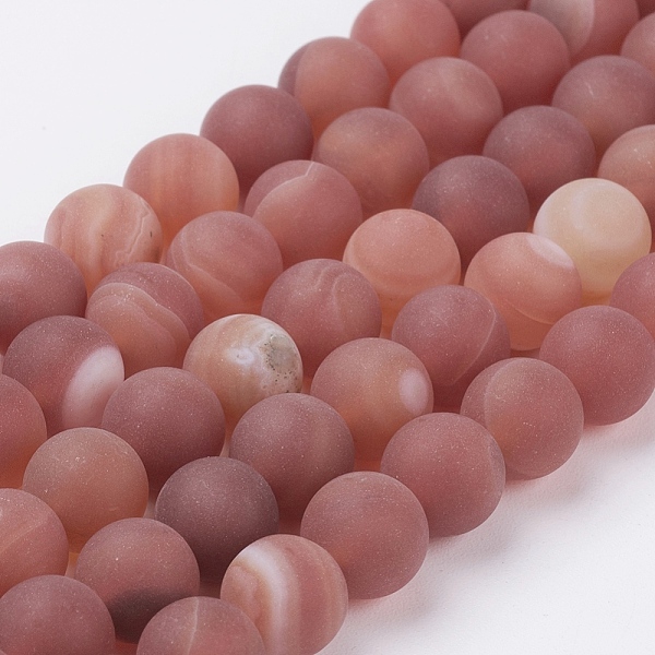 PandaHall Natural Striped Red Agate Bead Strands, Frosted, Round, Dyed, 8mm, Hole: 0.8mm, about 47pcs/strand, 15.3 inch(39cm) Banded Agate...
PandaHall Natural Striped Red Agate Bead Strands, Frosted, Round, Dyed, 8mm, Hole: 0.8mm, about 47pcs/strand, 15.3 inch(39cm) Banded Agate...