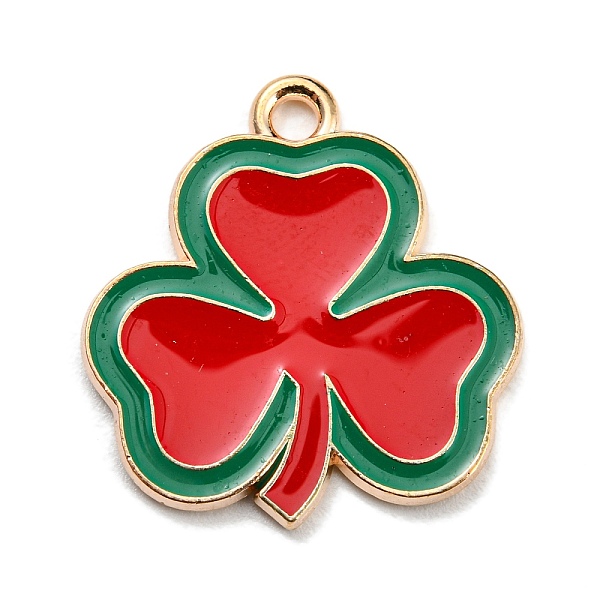 PandaHall Saint Patrick's Day Alloy Enamel Pendants, Light Gold, Clover Charm, Red, 22x20.5x1.5mm, Hole: 2mm Alloy+Enamel Clover Red
PandaHall Saint Patrick's Day Alloy Enamel Pendants, Light Gold, Clover Charm, Red, 22x20.5x1.5mm, Hole: 2mm Alloy+Enamel Clover Red