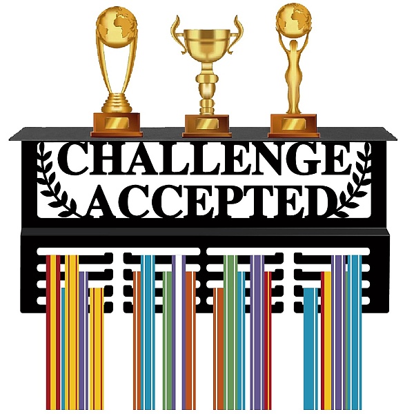 PandaHall CREATCABIN Medal Hanger Display Trophy Shelf Challenge Accepted Medal Holder with Shelf Stand Sports 4 Rows Metal Hanging Wall...
PandaHall CREATCABIN Medal Hanger Display Trophy Shelf Challenge Accepted Medal Holder with Shelf Stand Sports 4 Rows Metal Hanging Wall...