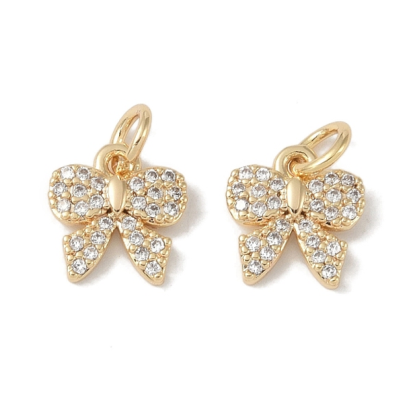 PandaHall Brass Micro Pave Clear Cubic Zirconia Pendants, Bowknot, with Jump Ring, Real 18K Gold Plated, 10.5x10x2mm, Hole: 5.5mm...
PandaHall Brass Micro Pave Clear Cubic Zirconia Pendants, Bowknot, with Jump Ring, Real 18K Gold Plated, 10.5x10x2mm, Hole: 5.5mm...