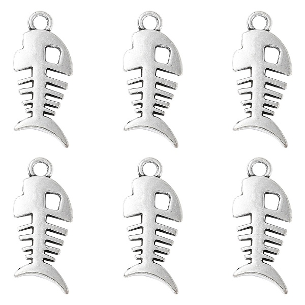 PandaHall Tibetan Style Alloy Pendants, Cadmium Free & Lead Free, Fish Bone, Antique Silver Color, about 26mm long, 11.5mm wide, 2.5mm thick...
PandaHall Tibetan Style Alloy Pendants, Cadmium Free & Lead Free, Fish Bone, Antique Silver Color, about 26mm long, 11.5mm wide, 2.5mm thick...