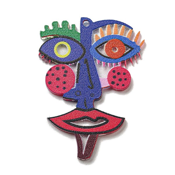 PandaHall Printed Acrylic Pendants, Abstract Face, Medium Blue, 39.5x29.5x2mm, Hole: 1.5mm Acrylic Others
PandaHall Printed Acrylic Pendants, Abstract Face, Medium Blue, 39.5x29.5x2mm, Hole: 1.5mm Acrylic Others