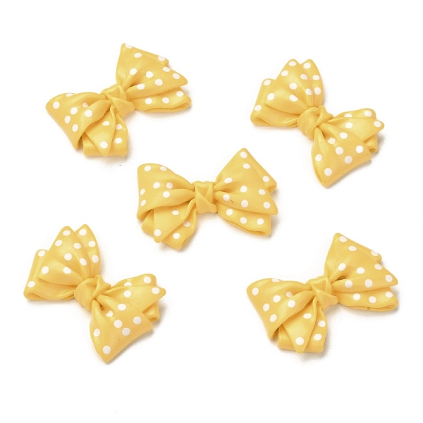 PandaHall Resin Cabochons, DIY Accessories, Phone Case Decoration, Bowknot with Wave Point Pattern, Yellow, 20x29x5.5mm Resin Bowknot Yellow
PandaHall Resin Cabochons, DIY Accessories, Phone Case Decoration, Bowknot with Wave Point Pattern, Yellow, 20x29x5.5mm Resin Bowknot Yellow