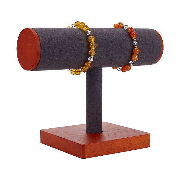 PandaHall T-Shaped Bar Wood Covered with Microfiber Bracelet Display Stands, Tabletop Bracelet Organizer Holder, Gray, 19.6x10.5x14.5cm Wood...
PandaHall T-Shaped Bar Wood Covered with Microfiber Bracelet Display Stands, Tabletop Bracelet Organizer Holder, Gray, 19.6x10.5x14.5cm Wood...