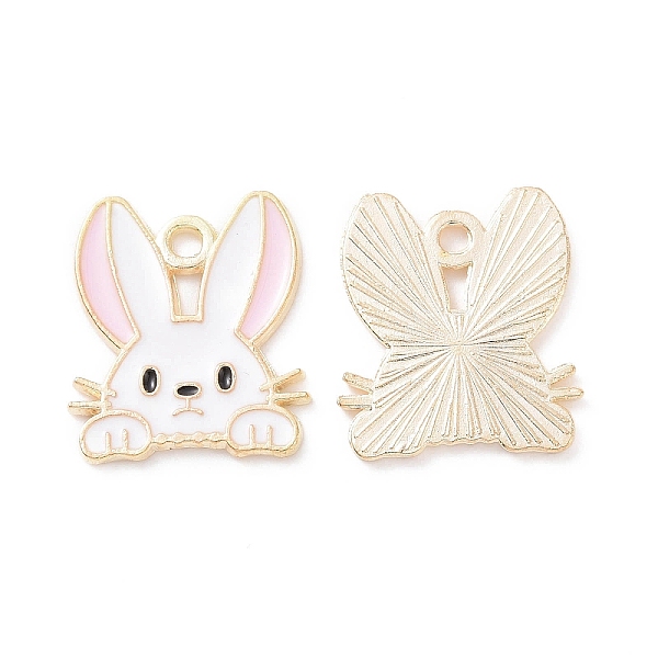 PandaHall Alloy Enamel Pendants, Light Gold, Rabbit Head Charm, Pink, 16x14x1mm, Hole: 1.5mm Alloy+Enamel Rabbit Pink
PandaHall Alloy Enamel Pendants, Light Gold, Rabbit Head Charm, Pink, 16x14x1mm, Hole: 1.5mm Alloy+Enamel Rabbit Pink