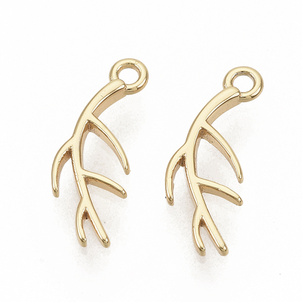 PandaHall Brass Charms, Nickel Free, Real 18K Gold Plated, Branch, 13.5x5.5x1.5mm, Hole: 1.2mm Brass Branch
PandaHall Brass Charms, Nickel Free, Real 18K Gold Plated, Branch, 13.5x5.5x1.5mm, Hole: 1.2mm Brass Branch