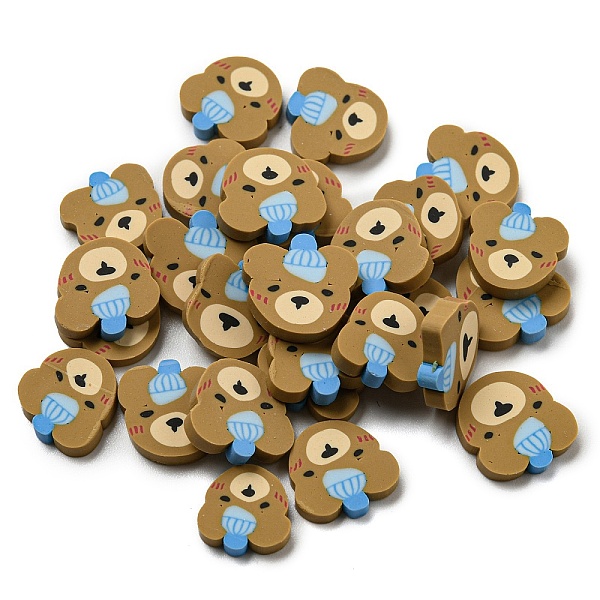 PandaHall Handmade Polymer Clay Beads, No Hole, Bear, 10x10.5x1.5mm, about 2631pcs/500g Polymer Clay Bear
PandaHall Handmade Polymer Clay Beads, No Hole, Bear, 10x10.5x1.5mm, about 2631pcs/500g Polymer Clay Bear