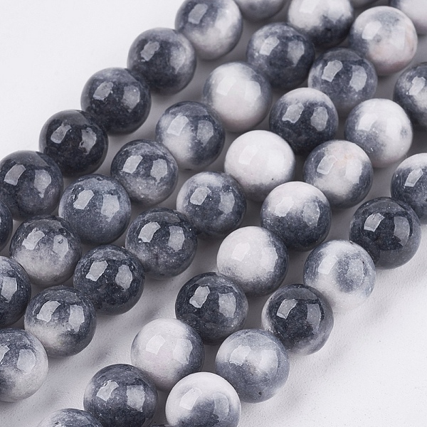 PandaHall Natural White Jade Beads Strands, Round, Dyed, Dark Gray, 8mm, Hole: 1mm White Jade Round Gray
PandaHall Natural White Jade Beads Strands, Round, Dyed, Dark Gray, 8mm, Hole: 1mm White Jade Round Gray