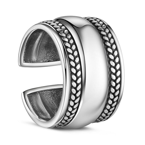 PandaHall SHEGRACE Fantastic 925 Sterling Silver Finger Rings, Antique Silver, 18mm Sterling Silver
PandaHall SHEGRACE Fantastic 925 Sterling Silver Finger Rings, Antique Silver, 18mm Sterling Silver