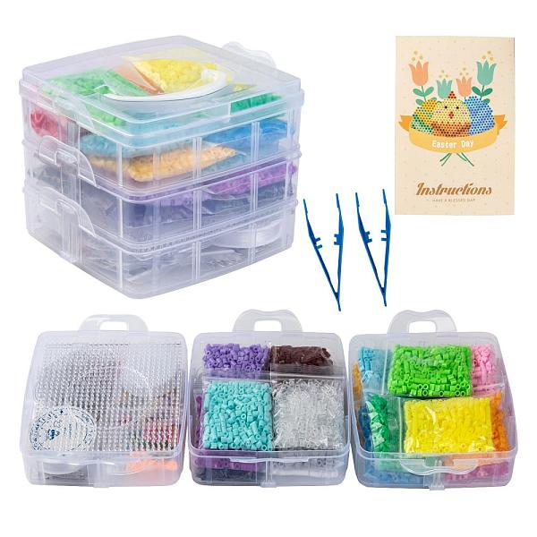 PandaHall 20 Colors DIY Fuse Beads Kit, with Mixed Shape ABC Plastic Pegboards, Ironing Paper and Plastic Tweezers, Iron Keychain Clasp..., Multicolor
PandaHall 20 Colors DIY Fuse Beads Kit, with Mixed Shape ABC Plastic Pegboards, Ironing Paper and Plastic Tweezers, Iron Keychain Clasp..., Multicolor