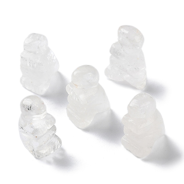 PandaHall Natural Quartz Crystal Carved Healing Dinosaur Figurines, Reiki Energy Stone Display Decorations, 18x12.5~14x26~26.5mm Quartz...
PandaHall Natural Quartz Crystal Carved Healing Dinosaur Figurines, Reiki Energy Stone Display Decorations, 18x12.5~14x26~26.5mm Quartz...