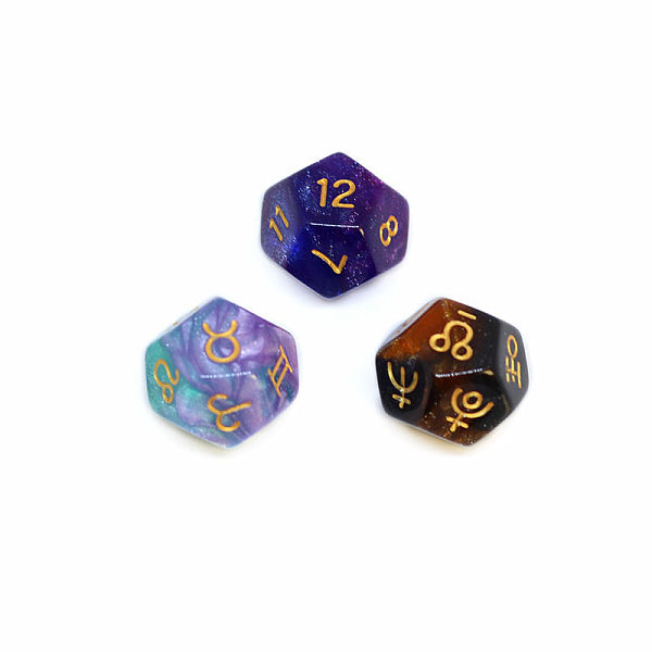 PandaHall Resin Polyhedral Dice Sets, for Playing Tabletop Games, Polygon with 12 Constellations, Mixed Color, 20mm, 3pcs/set Resin..., Multicolor
PandaHall Resin Polyhedral Dice Sets, for Playing Tabletop Games, Polygon with 12 Constellations, Mixed Color, 20mm, 3pcs/set Resin..., Multicolor