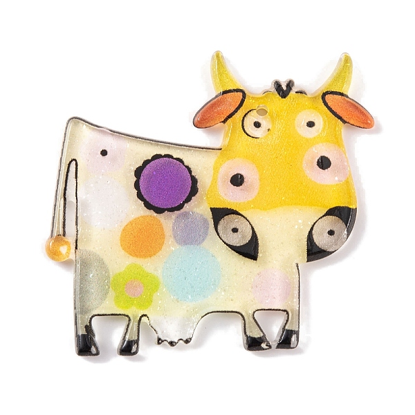 PandaHall Cow Theme Acrylic Pendants, Cattle, 38x39x2mm, Hole: 1.4mm Acrylic Cattle
PandaHall Cow Theme Acrylic Pendants, Cattle, 38x39x2mm, Hole: 1.4mm Acrylic Cattle