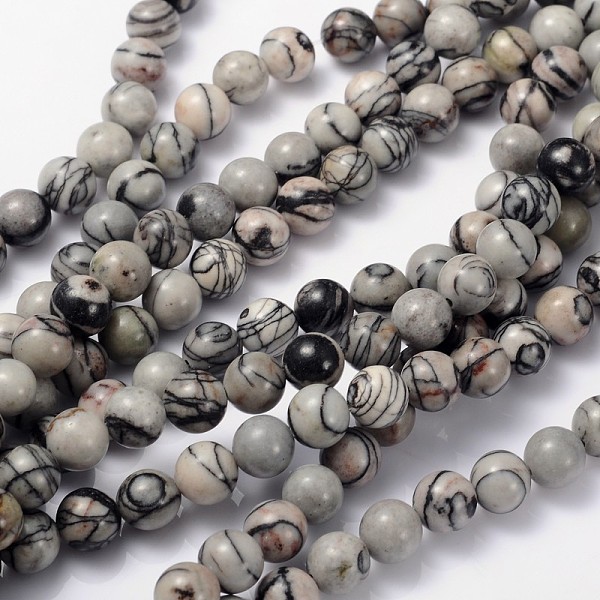PandaHall 16 inch Gemstone Strands, Round, Black Silk Stone/Netstone, Bead: 8mm in diameter, hole: 1mm. about 50pcs/strand Netstone Round...
PandaHall 16 inch Gemstone Strands, Round, Black Silk Stone/Netstone, Bead: 8mm in diameter, hole: 1mm. about 50pcs/strand Netstone Round...