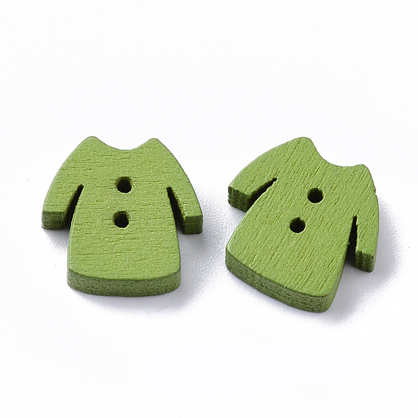 PandaHall 2-Hole Spray Painted Wooden Buttons, Clothes, Mixed Color, 12.5x13x3.5mm, Hole: 1mm Wood Clothes Multicolor
PandaHall 2-Hole Spray Painted Wooden Buttons, Clothes, Mixed Color, 12.5x13x3.5mm, Hole: 1mm Wood Clothes Multicolor