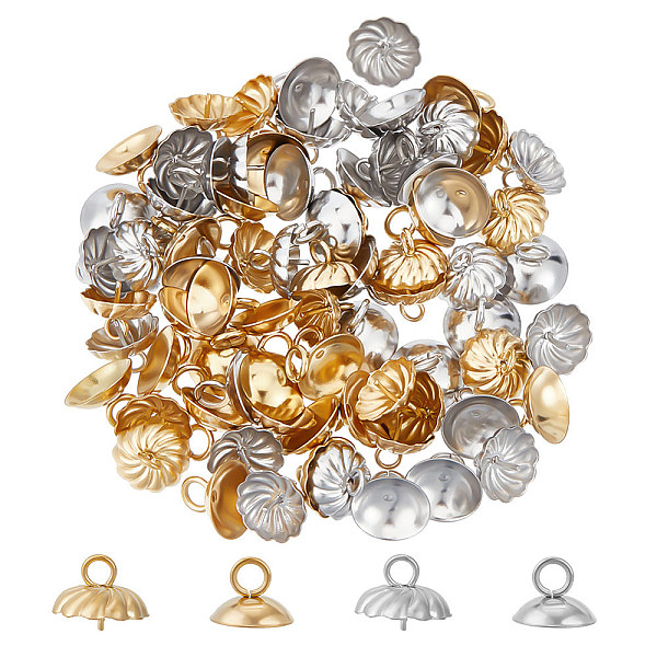 PandaHall UNICRAFTALE 80Pcs 2 Style 304 Stainless Steel Cup Pearl Peg Bails Pin Pendants Metal Flower Pearl Screw Eye Pin Bail Golden...
PandaHall UNICRAFTALE 80Pcs 2 Style 304 Stainless Steel Cup Pearl Peg Bails Pin Pendants Metal Flower Pearl Screw Eye Pin Bail Golden...