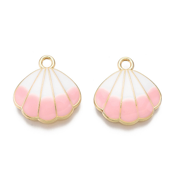 PandaHall Alloy Pendants, with Enamel, Shell Shape, Light Gold, Pink, 18x17x3mm, Hole: 1.8mm Alloy+Enamel Shell Shape Pink
PandaHall Alloy Pendants, with Enamel, Shell Shape, Light Gold, Pink, 18x17x3mm, Hole: 1.8mm Alloy+Enamel Shell Shape Pink