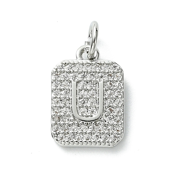 PandaHall Rack Plating Brass Micro Pave Clear Cubic Zirconia Charms, Long-Lasting Plated, Lead Free & Cadmium Free, Rectangle with Letter...
PandaHall Rack Plating Brass Micro Pave Clear Cubic Zirconia Charms, Long-Lasting Plated, Lead Free & Cadmium Free, Rectangle with Letter...