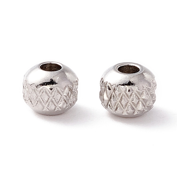 PandaHall 201 Stainless Steel Beads, Round, Platinum, 4x3.5mm, Hole: 1.5mm 201 Stainless Steel Round
PandaHall 201 Stainless Steel Beads, Round, Platinum, 4x3.5mm, Hole: 1.5mm 201 Stainless Steel Round