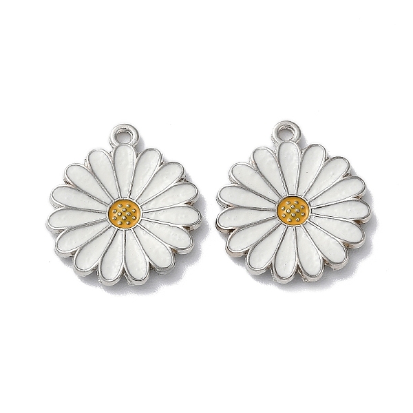 PandaHall Alloy Enamel Pendants, Lead Free & Cadmium Free, Platinum, Flower Charm, White, 21x18x2mm, Hole: 1.6mm Alloy+Enamel Flower White
PandaHall Alloy Enamel Pendants, Lead Free & Cadmium Free, Platinum, Flower Charm, White, 21x18x2mm, Hole: 1.6mm Alloy+Enamel Flower White