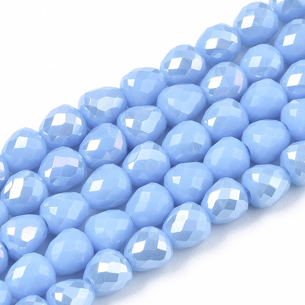 PandaHall Opaque Glass Beads Strands, AB Color Plated, Faceted, Teardrop, Cornflower Blue, 4.5x4.5mm, Hole: 1mm, about 99~101pcs/strand...
PandaHall Opaque Glass Beads Strands, AB Color Plated, Faceted, Teardrop, Cornflower Blue, 4.5x4.5mm, Hole: 1mm, about 99~101pcs/strand...