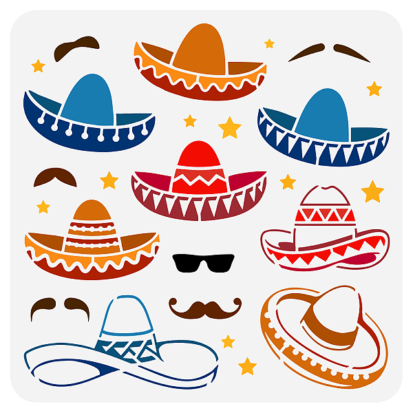 PandaHall PET Hollow Out Drawing Painting Stencils, for DIY Scrapbook, Photo Album, Hat Pattern, 30x30cm Plastic Hat
PandaHall PET Hollow Out Drawing Painting Stencils, for DIY Scrapbook, Photo Album, Hat Pattern, 30x30cm Plastic Hat