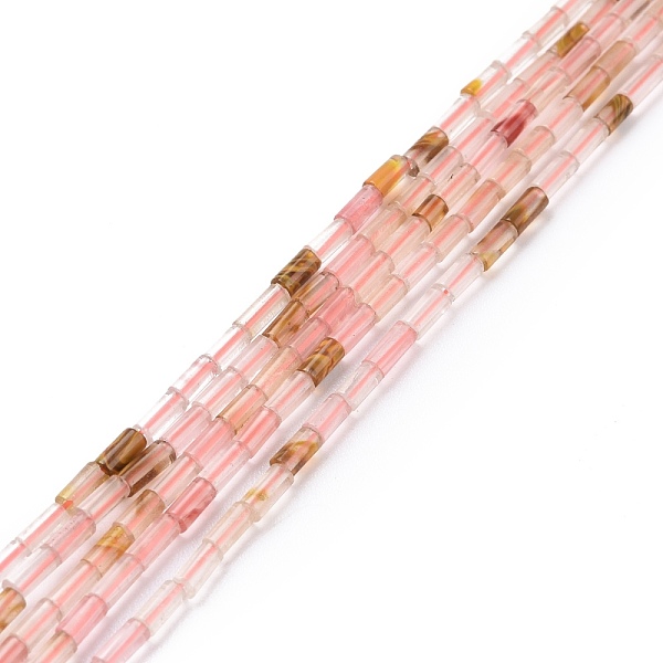 PandaHall Cherry Quartz Glass Beads Strands, Undyed, Column, 3.8~4.3x2.4mm, Hole: 0.9mm, about 87pcs/strand, 14.88~15.12 inch(37.8~38.4cm)...
PandaHall Cherry Quartz Glass Beads Strands, Undyed, Column, 3.8~4.3x2.4mm, Hole: 0.9mm, about 87pcs/strand, 14.88~15.12 inch(37.8~38.4cm)...