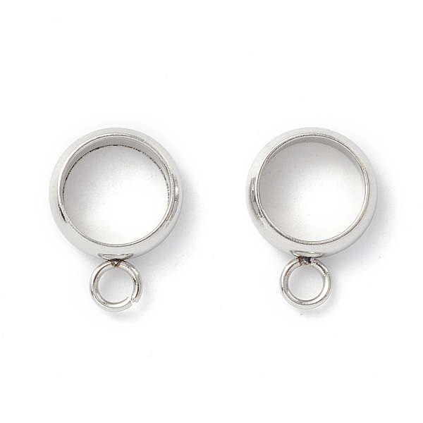 PandaHall 201 Stainless Steel Tube Bails, Loop Bails, Ring Bail Beads, Stainless Steel Color, 11x8x2.5mm, Hole: 1.8mm 201 Stainless Steel...
PandaHall 201 Stainless Steel Tube Bails, Loop Bails, Ring Bail Beads, Stainless Steel Color, 11x8x2.5mm, Hole: 1.8mm 201 Stainless Steel...