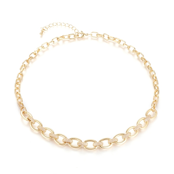 PandaHall Brass Cable Chains Necklaces, with Clear Cubic Zirconia and Lobster Claw Clasps, Textured, Long-Lasting Plated, Golden, 16.93 inch...
PandaHall Brass Cable Chains Necklaces, with Clear Cubic Zirconia and Lobster Claw Clasps, Textured, Long-Lasting Plated, Golden, 16.93 inch...