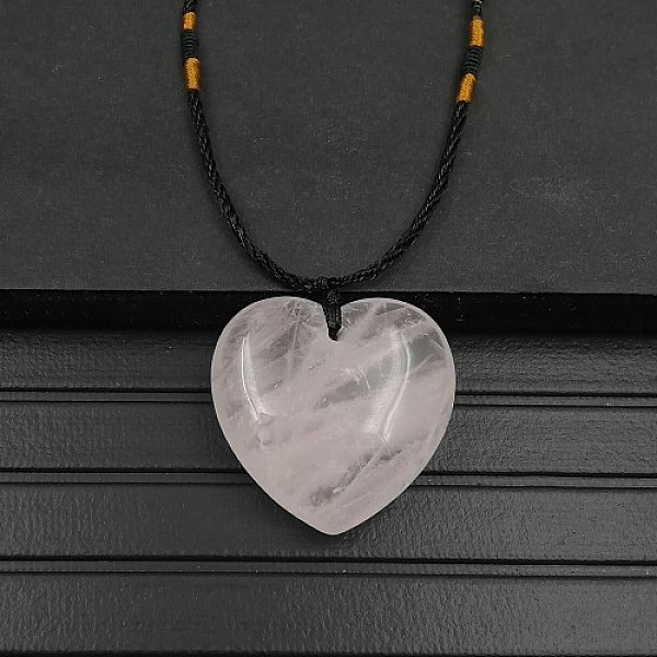 PandaHall Natural Rose Quartz Pendant Necklaces, Heart, 15.75~23.62 inch(40~60cm) Rose Quartz Heart
PandaHall Natural Rose Quartz Pendant Necklaces, Heart, 15.75~23.62 inch(40~60cm) Rose Quartz Heart