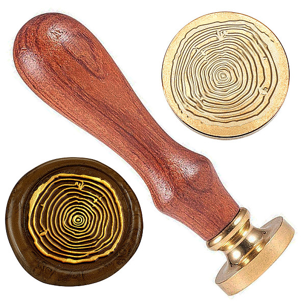 PandaHall Tree Rings Brass Sealing Wax Stamp Head, with Wood Handle, for Envelopes Invitations, Gift Cards, Flat Round, 83x22mm, Head: 7.5mm...
PandaHall Tree Rings Brass Sealing Wax Stamp Head, with Wood Handle, for Envelopes Invitations, Gift Cards, Flat Round, 83x22mm, Head: 7.5mm...