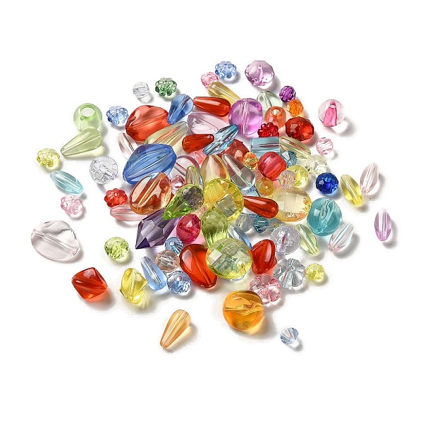 PandaHall Transparent Acrylic Beads, Mixed Shapes, 6~19.5x6~13.5x4~11.5mm, Hole: 1.2~4.5mm, about 1150pcs/500g Acrylic Mixed Shapes..., Multicolor
PandaHall Transparent Acrylic Beads, Mixed Shapes, 6~19.5x6~13.5x4~11.5mm, Hole: 1.2~4.5mm, about 1150pcs/500g Acrylic Mixed Shapes..., Multicolor