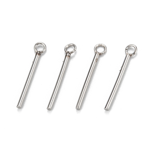 PandaHall 304 Stainless Steel Pendants, Column, Stainless Steel Color, 18x3x1.2mm, Hole: 1.6mm 304 Stainless Steel Column
PandaHall 304 Stainless Steel Pendants, Column, Stainless Steel Color, 18x3x1.2mm, Hole: 1.6mm 304 Stainless Steel Column