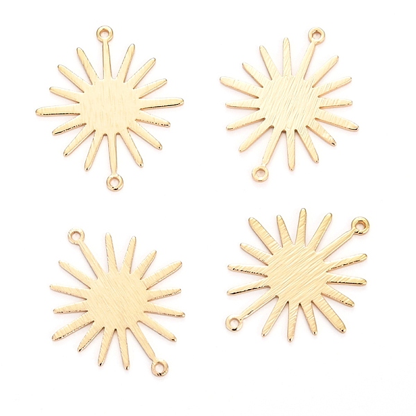 PandaHall Brass Solar Eclipse Links Connectors, Long-Lasting Plated, Sun, Real 14K Gold Plated, 26.5x22.5x0.8mm, Hole: 1.2mm Brass Sun
PandaHall Brass Solar Eclipse Links Connectors, Long-Lasting Plated, Sun, Real 14K Gold Plated, 26.5x22.5x0.8mm, Hole: 1.2mm Brass Sun
