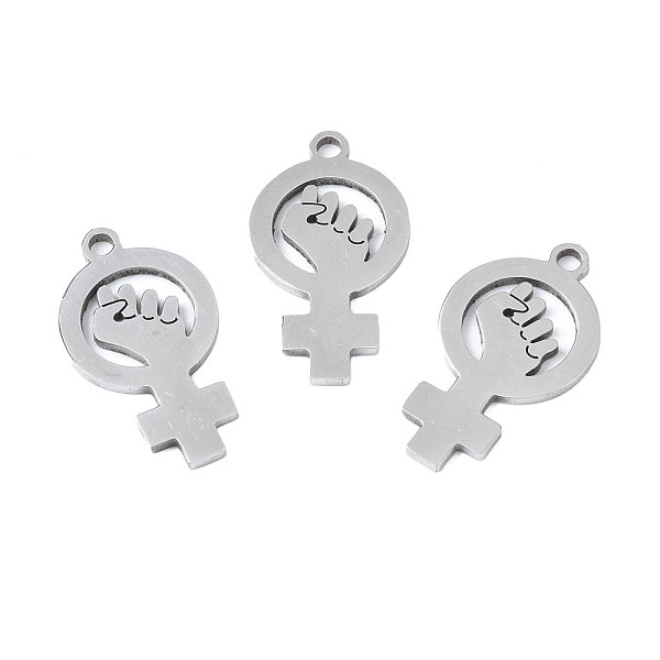 PandaHall 201 Stainless Steel Pendants, Laser Cut, Feminism Sign, Stainless Steel Color, 18x10x1mm, Hole: 1.4mm 201 Stainless Steel Symbol
PandaHall 201 Stainless Steel Pendants, Laser Cut, Feminism Sign, Stainless Steel Color, 18x10x1mm, Hole: 1.4mm 201 Stainless Steel Symbol