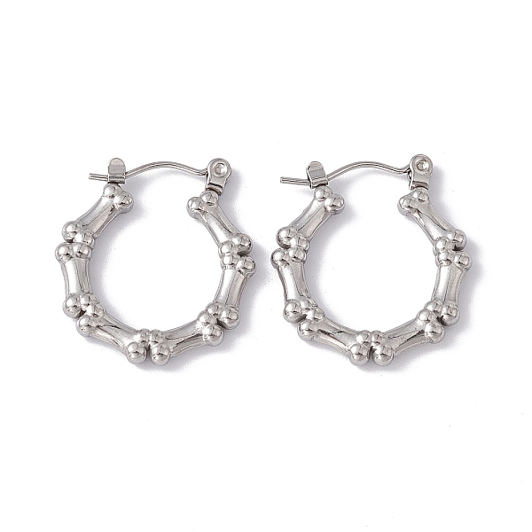 PandaHall 304 Stainless Steel Dog Bone Wrap Hoop Earrings for Women, Stainless Steel Color, 23x21x3mm, Pin: 0.6mm 304 Stainless Steel Dog
PandaHall 304 Stainless Steel Dog Bone Wrap Hoop Earrings for Women, Stainless Steel Color, 23x21x3mm, Pin: 0.6mm 304 Stainless Steel Dog